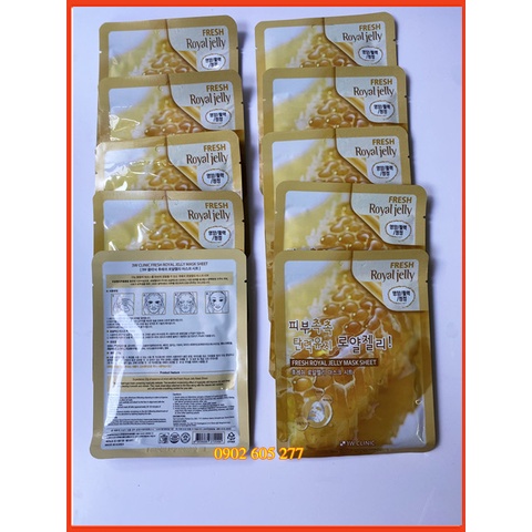 [Hàng chính hãng] Mặt Nạ Dưỡng Da 3W Clinic Mật Ong Hàn Quốc