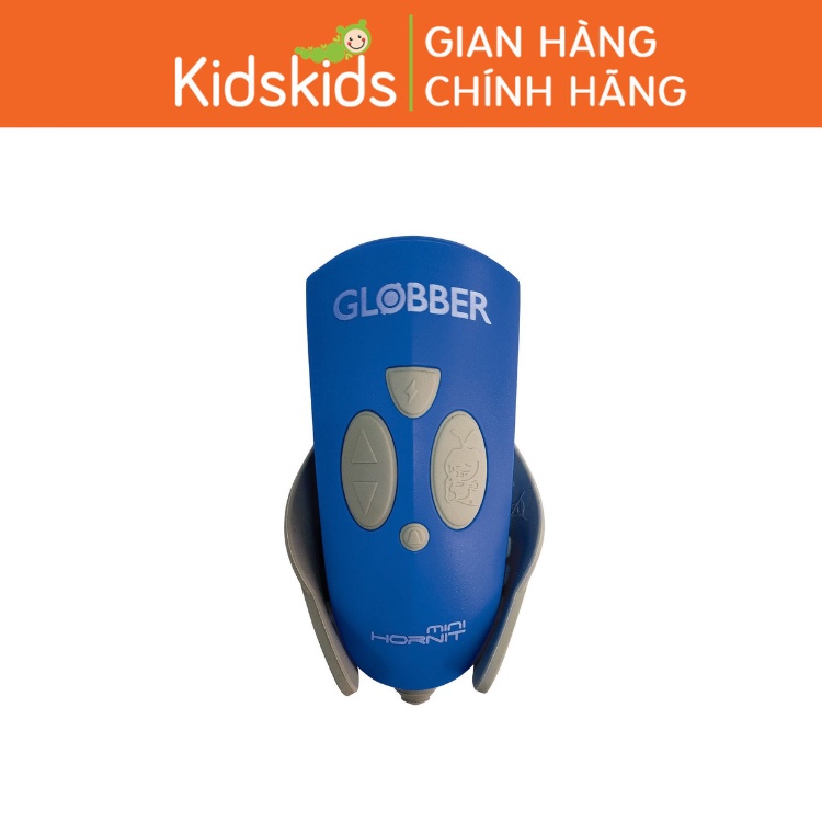 Bộ tín hiệu còi, đèn GLOBBER MINI HORNIT - XANH DƯƠNG