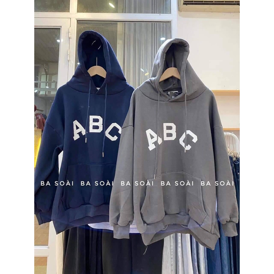 [Ảnh thật/video] Áo hoodie nỉ nam/Nữ Chữ ABC, đủ màu, chất nỉ bông dày dặn phong cách thể thao | BigBuy360 - bigbuy360.vn