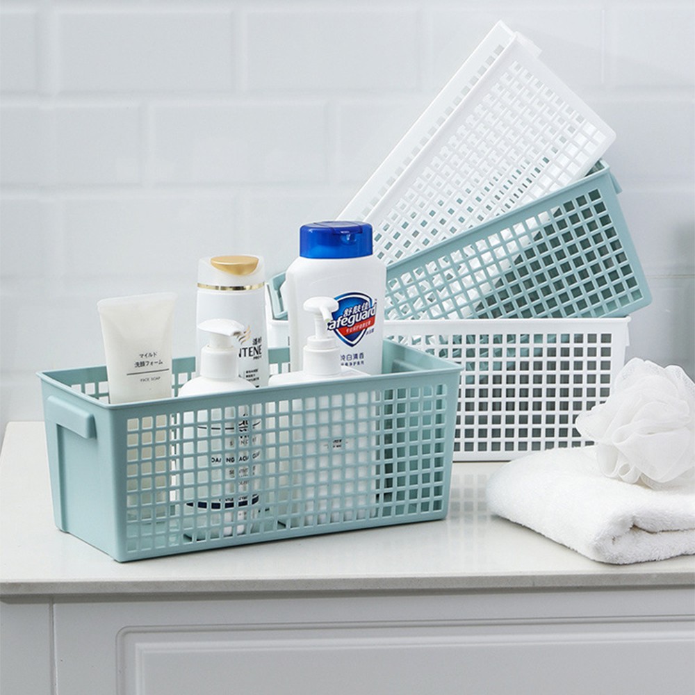 Khay Giá NHỰA LƯỚI J8 Đựng Đồ Đa Năng - Rổ Chất Đẹp - Cứng Cáp - Giỏ Dài 28Cm