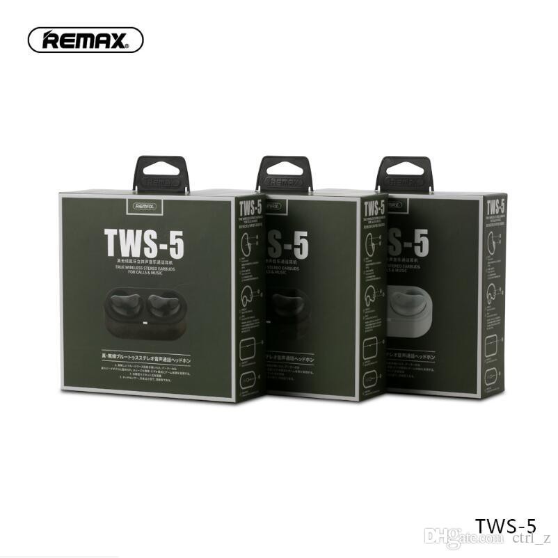 Tai nghe bluetooth không dây Remax TWS-5 công nghệ bluetooth 5.0 chính hãng