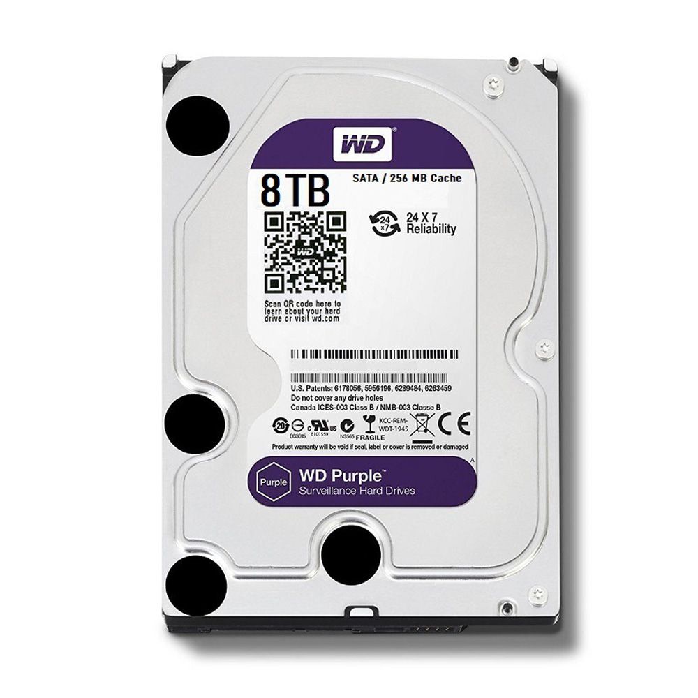 Ổ đĩa cứng HDD Western Purple 6TB 3.5 inch 500G. 1TB, 2TB , 3TB , 4TB, 6TB, 8TB hàng chính hãng SPC bảo hành 3 năm