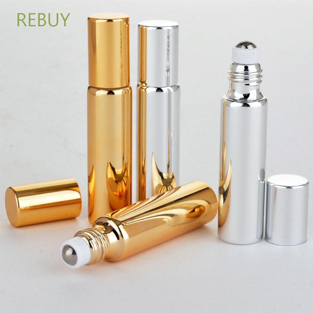 Chai Lăn Rỗng 10ml Bằng Thép Không Gỉ Dùng Để Đựng Tinh Dầu / Kem Dưỡng Da