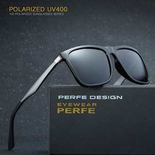 Mắt kính nam PERFE tròng polarized phân cực chống chói chống tia UV400 tặng kèm hộp và khăn lau - MK1922