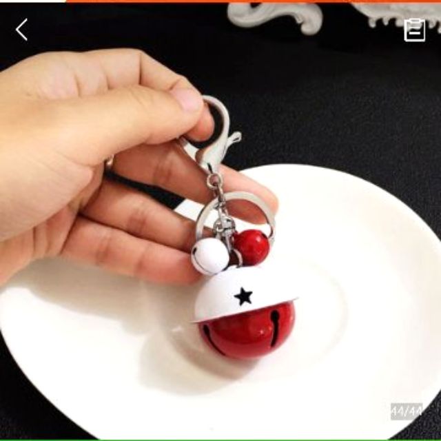 Móc khóa chuông 2 màu to