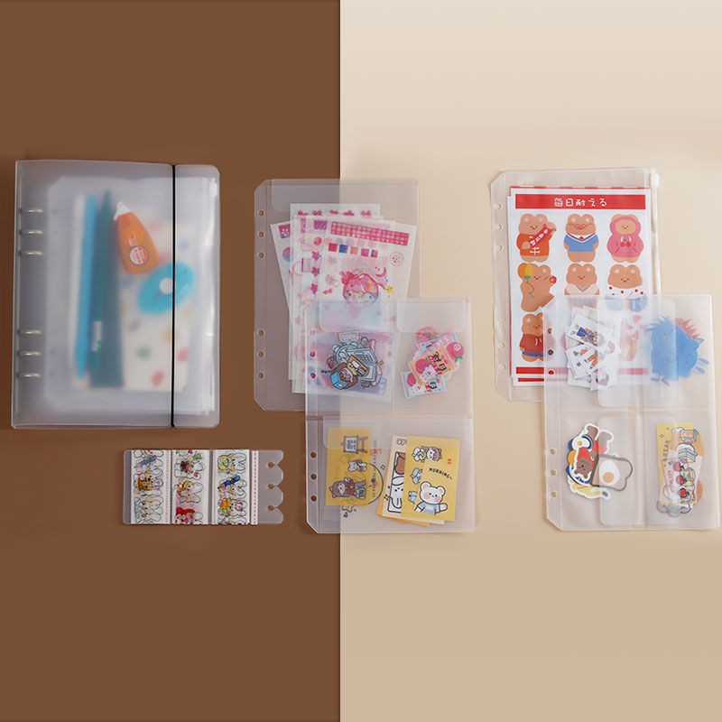 [Colorfulshop] Bìa Sổ Còng 6 20 22 Lỗ Khổ A6 - A7- A5 -B5 phụ kiện sổ bullet journal