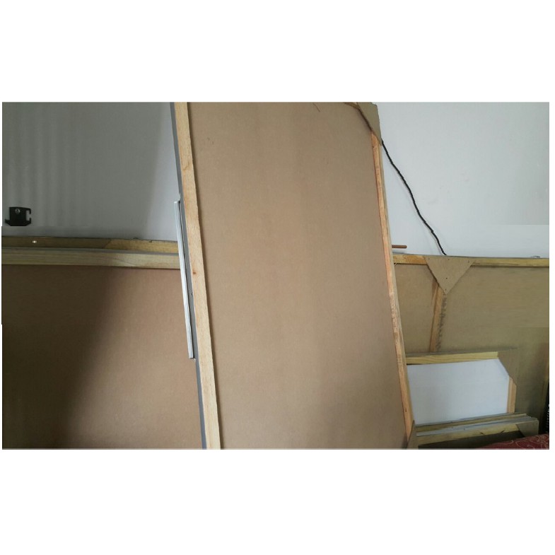 Bảng mica trắng viết bút lông 100 x 120cm - Tặng bút lông & lau bảng