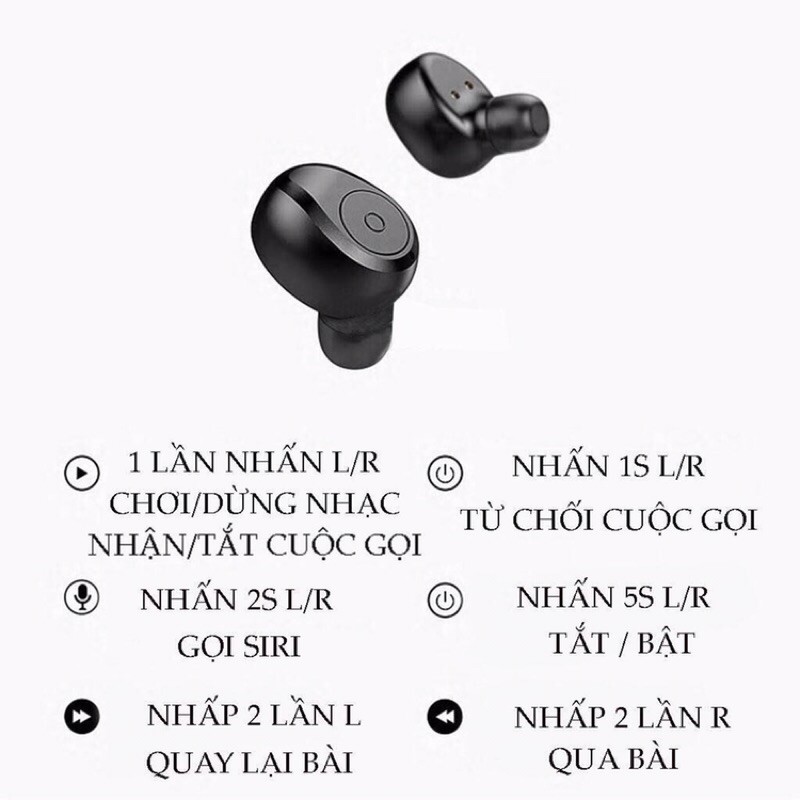 Tai nghe Bluetooth Kiêm Sạc Dự Phòng S11 TWS 4800mAh - Chống nước IPX5- Nghe nhạc lên đến 90h