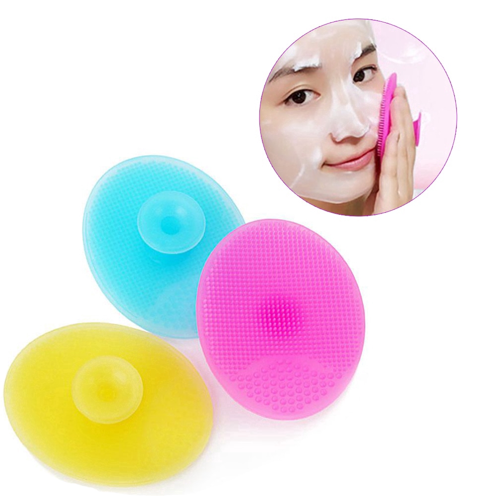 Bàn chải silicone vệ sinh da mặt tiện dụng