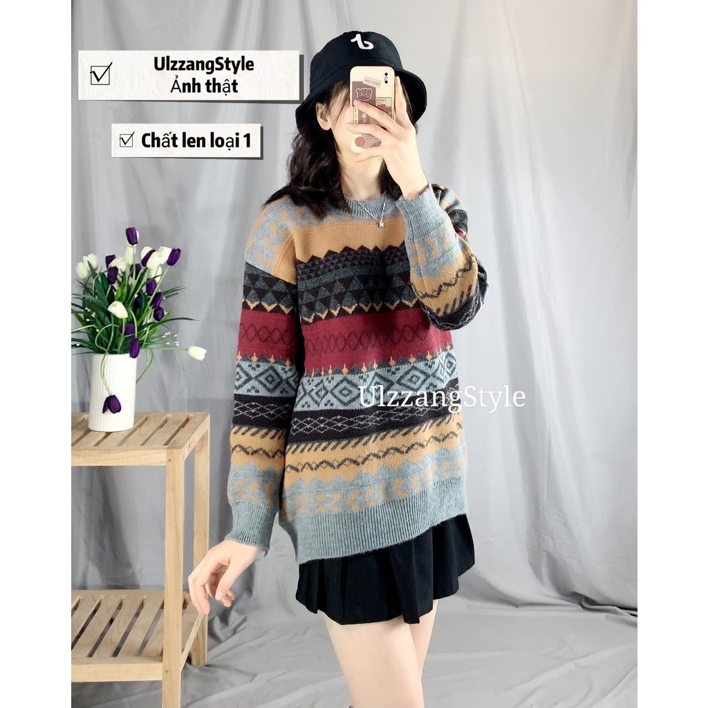 ÁO LEN THỔ CẨM MẪU HOT CỰC XỊN ( ảnh thật+video)