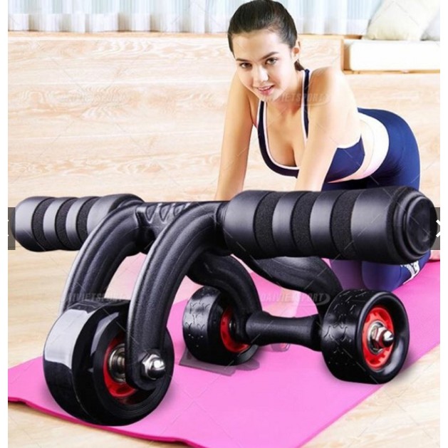 Con lăn tập bụng 3-4 bánh