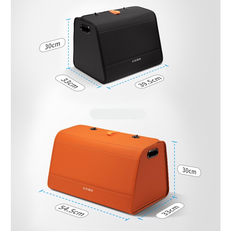 Combo 2 hộp đựng đồ ô tô Cicido đa năng -Hộp chứa đồ tiện lợi cho ô tô sang trọng có thể gấp gọn [xh03]