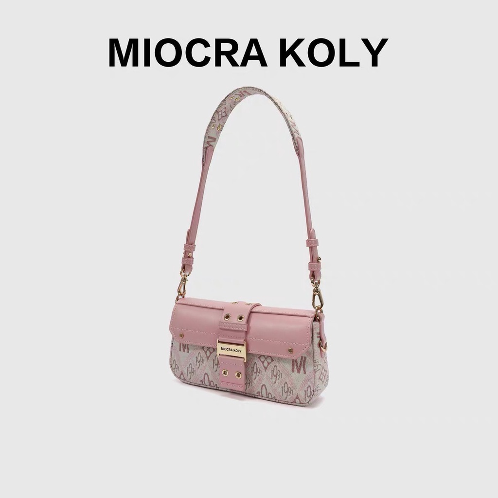 Túi xách nữ hồng miocrakoly chĩnh hãng - mk29933