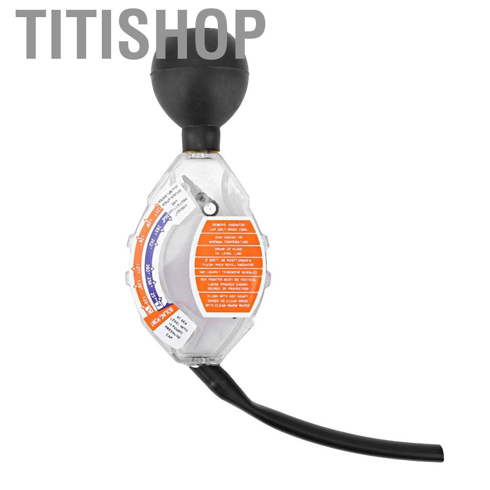 Titishop Portable Quality Dial Type Rapid-test Anti-freeze Densitometer Coolant Tester UK
