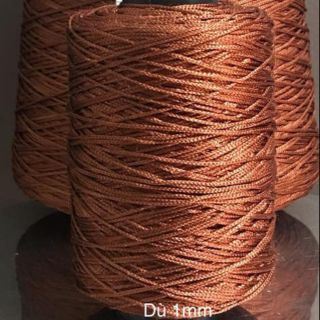 10 mét dây dù 1mm nâu bò