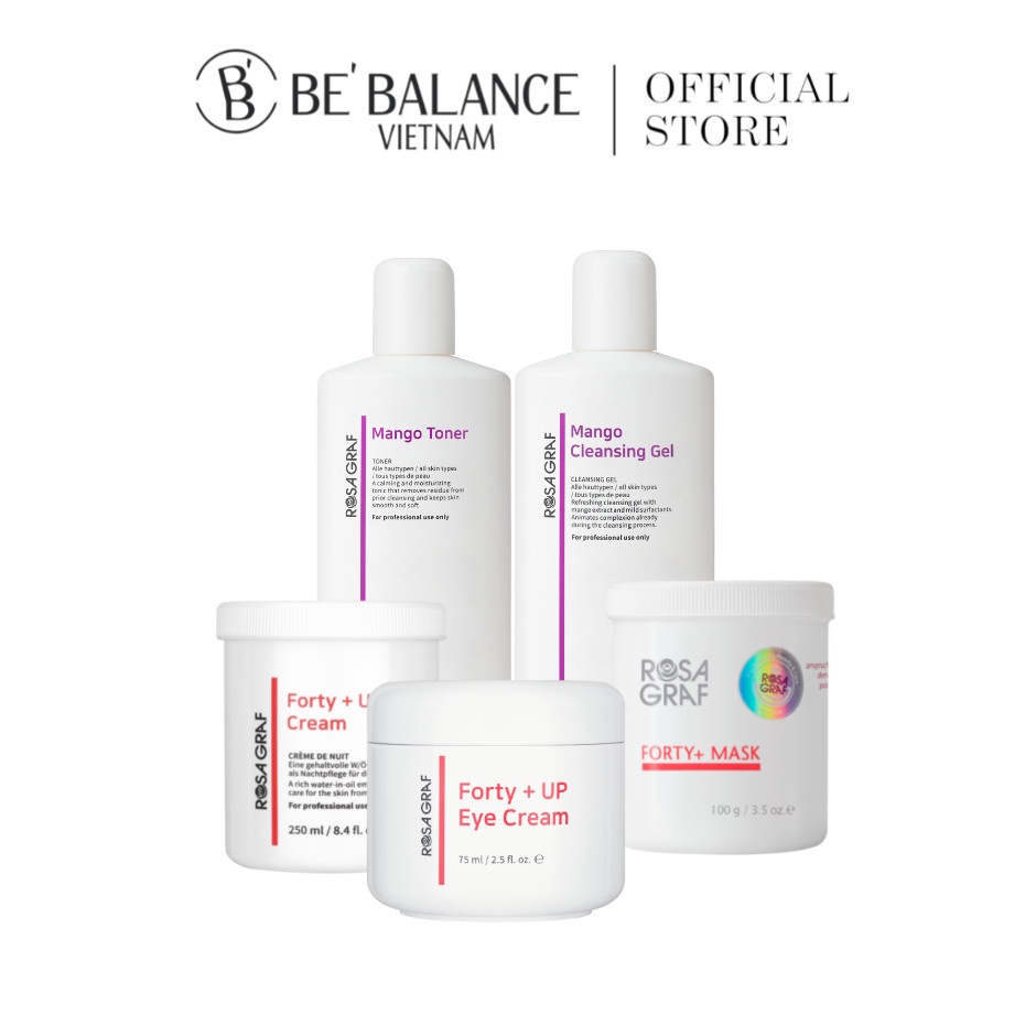 Be'Balance Bộ 5 sản phẩm chăm sóc da ROSAGRAF