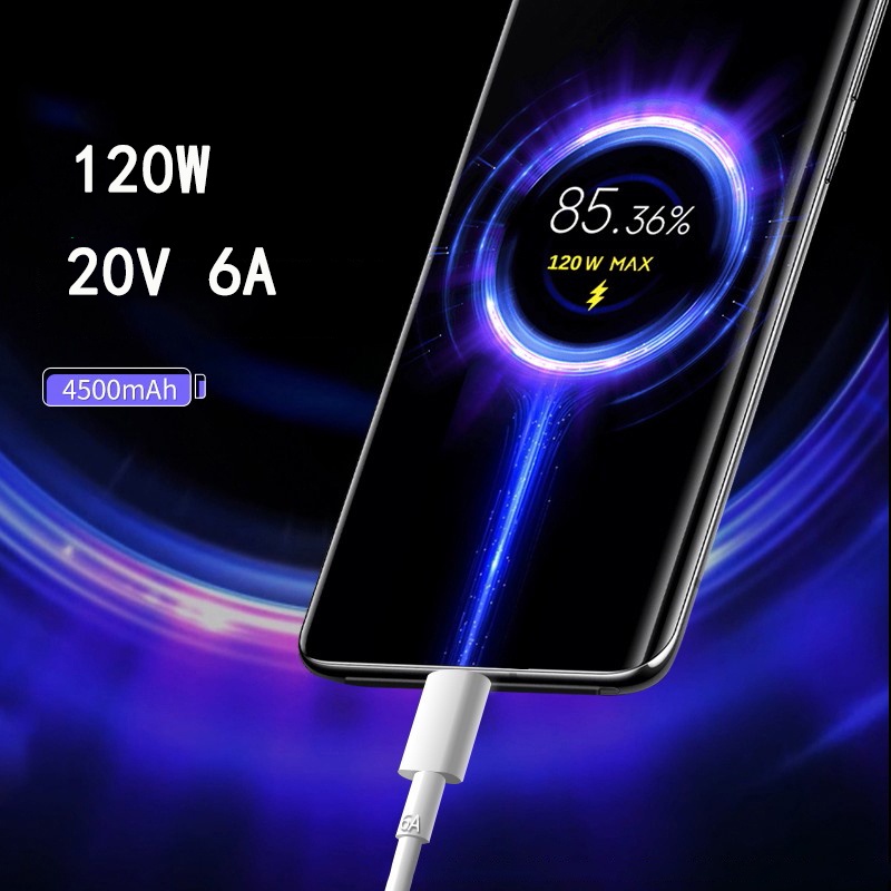 Bộ Sạc Nhanh USB Type C Xiaomi 67W 55W 120W Cho Xiaomi Civi Redmi Note 11 Pro+ 11T Pro Black Shark 4S Pro