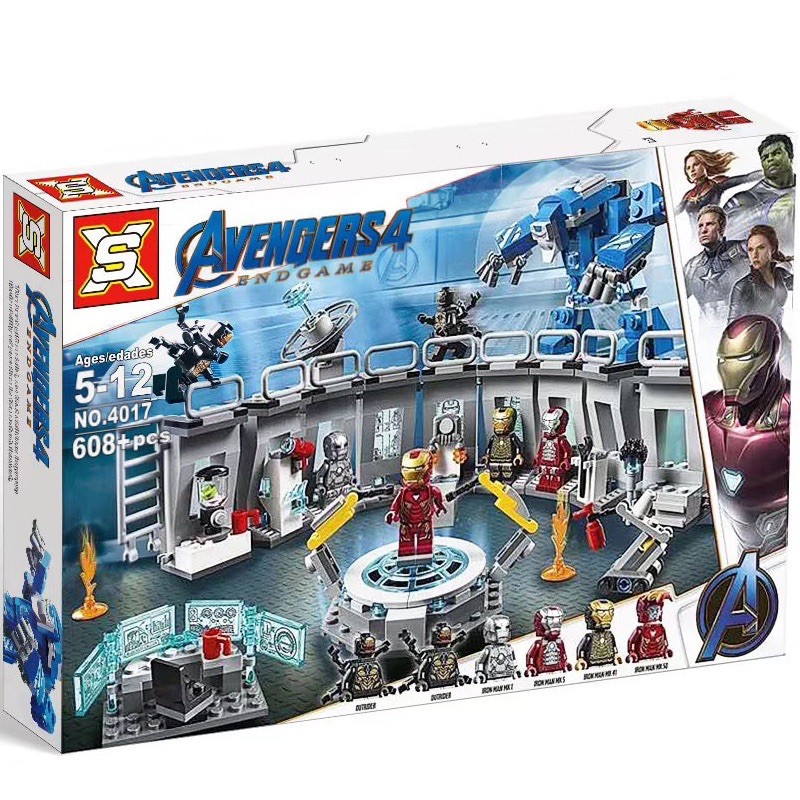 Lego con trai lắp ghép khu người báo thù và trò chơi-Avengers and game