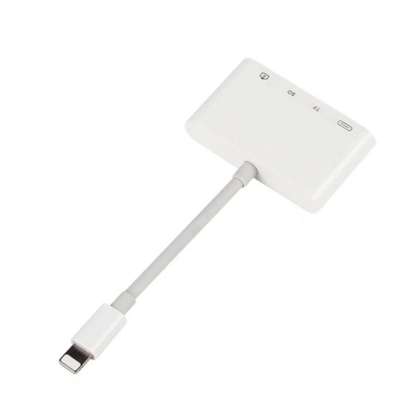 Đầu chuyển đa năng Lightning sang USB hỗ trợ đọc thẻ nhớ SD/TF