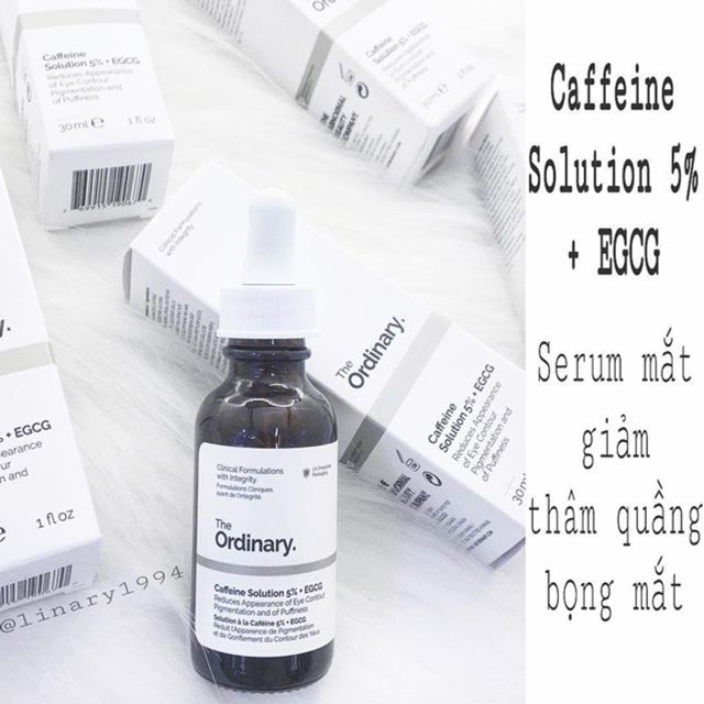 Serum giảm thâm bọng mắt The Ordinary Nhập Úc (Full Bill)