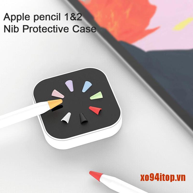 Set 8 Đầu Bút Cảm Ứng Thay Thế Cho Apple Pencil Gen 1 & 2