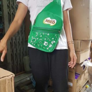 (HCM) (GRAB - NOWSHOP) Túi thể thao đeo chéo MILO (túi bao tử)