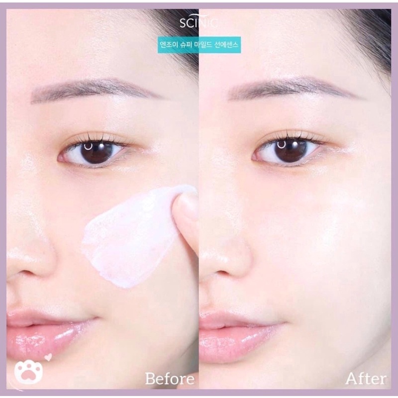 Kem chống nắng dịu nhẹ cấp ẩm Scinic Enjoy Super Mild Sun Essence