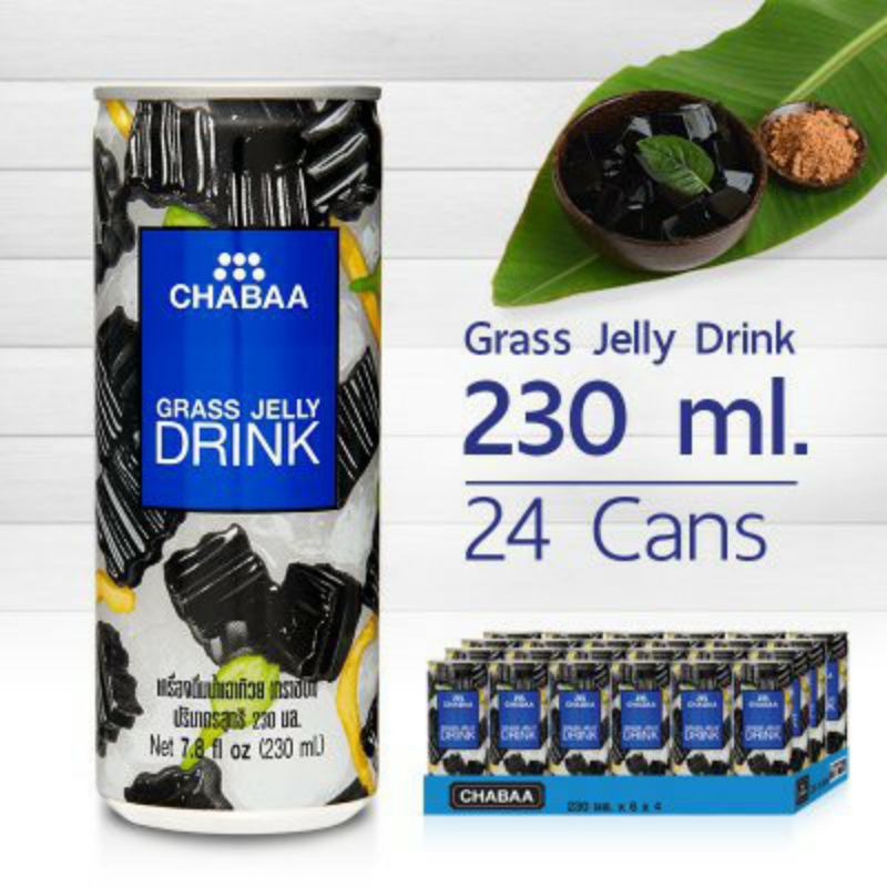 Nước sương sáo, coca Chabaa thái lan 230ml*24 lon