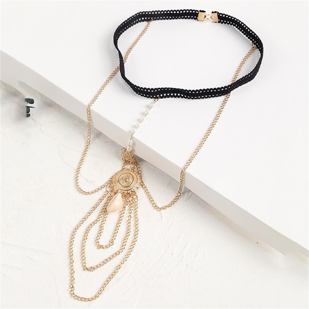Chuỗi dây đeo cơ thể nhiều lớp thời trang quyến rũ cho nữ