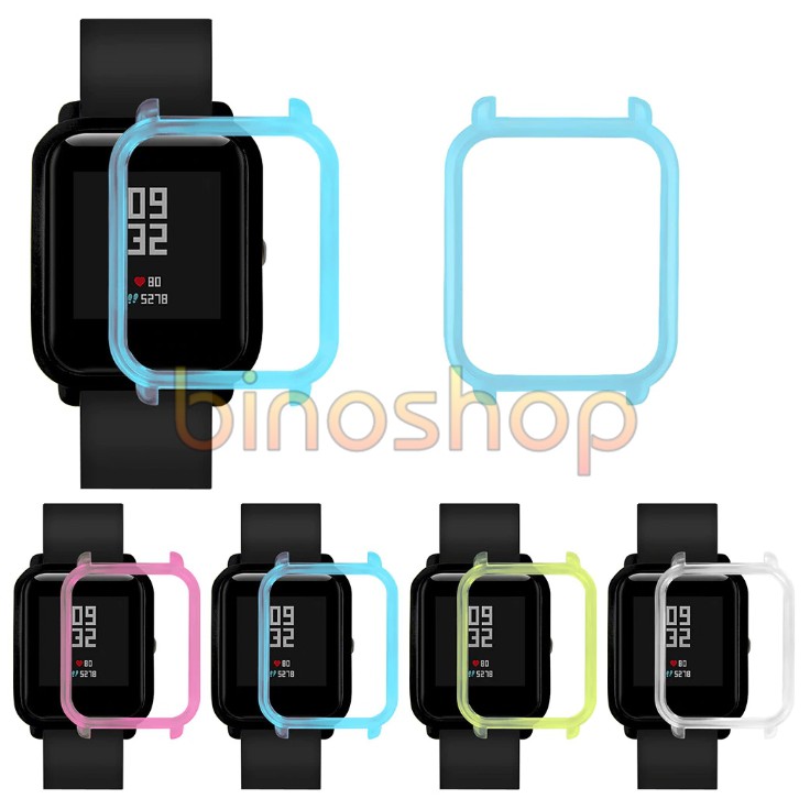 Ốp viền | Case viền bảo vệ Amazfit Bip trong suốt | BigBuy360 - bigbuy360.vn
