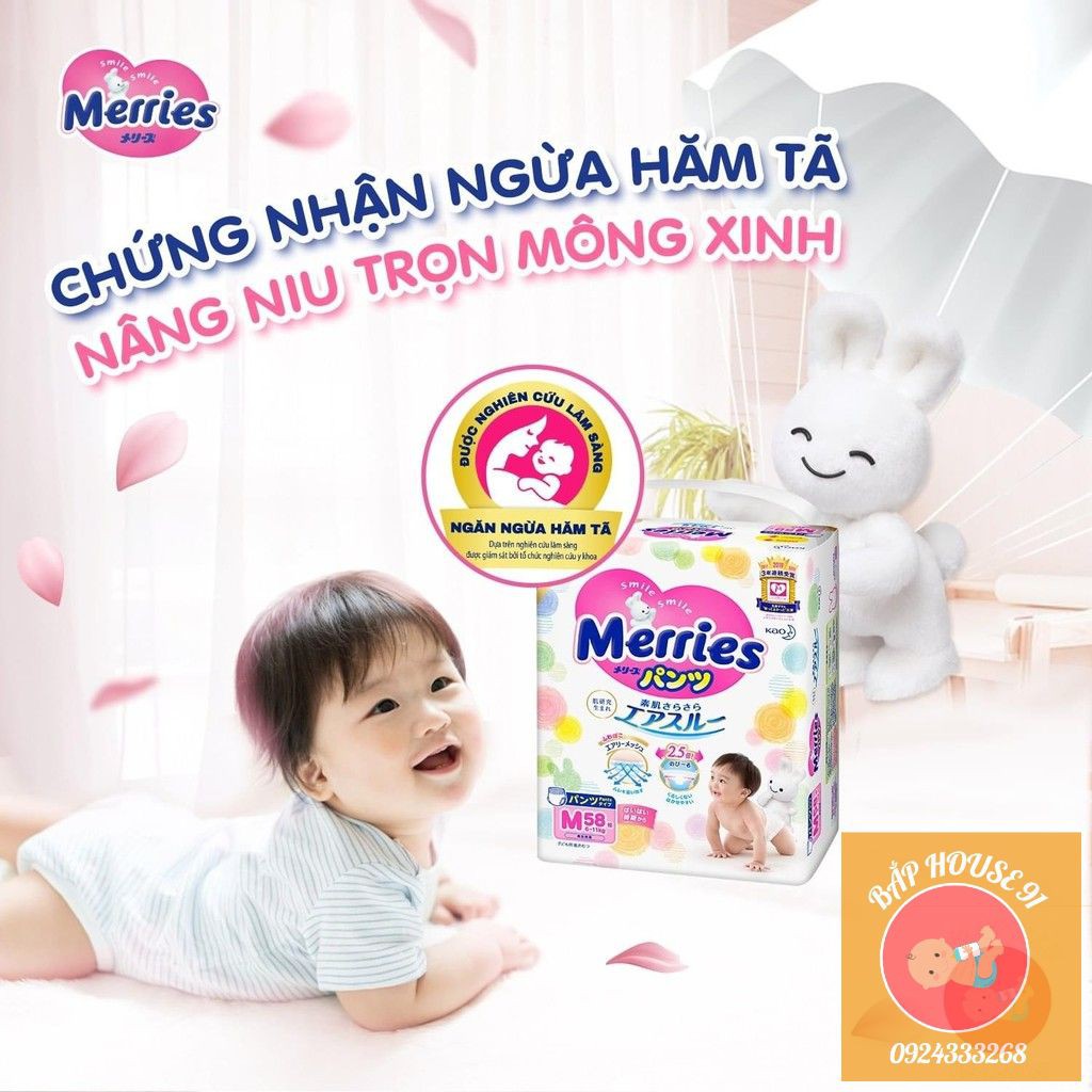 💛 Bỉm Merries Nội Địa Nhật 💛 Bỉm Dán/ Quần Merries Nội Địa S88/M68/L58/L50/XL44/XXL28