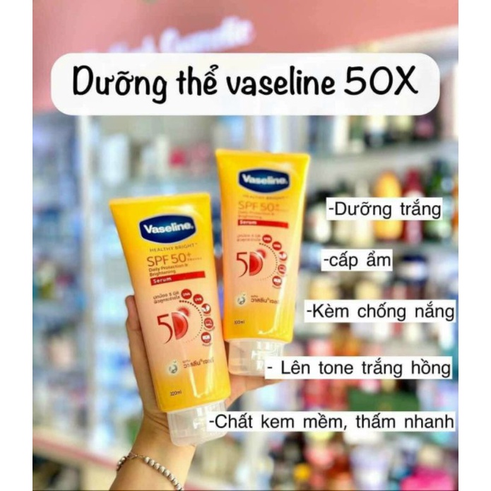 VASELINE 50X VÀNG MỚI