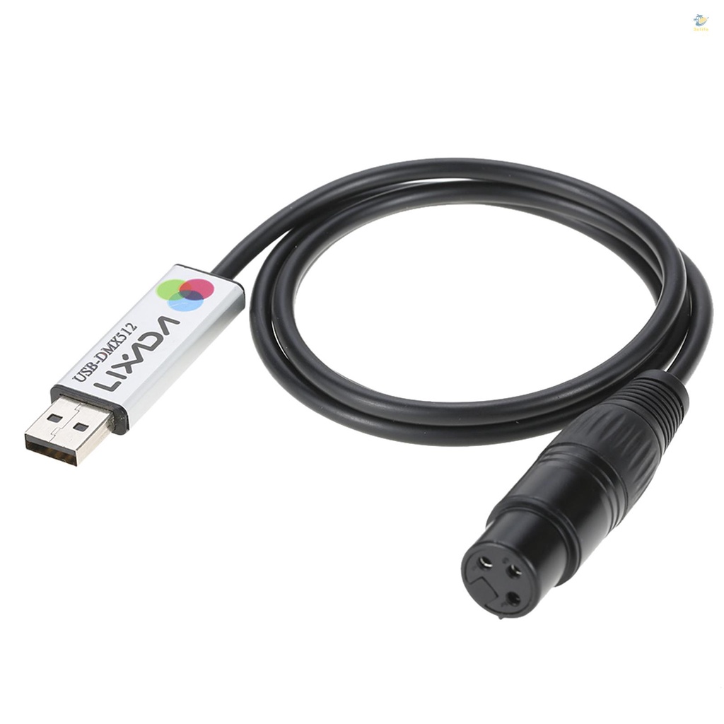 LIXADA Bộ Điều Hợp Giao Diện USB Sang DMX Đèn LED DMX512 Cho Máy Tính