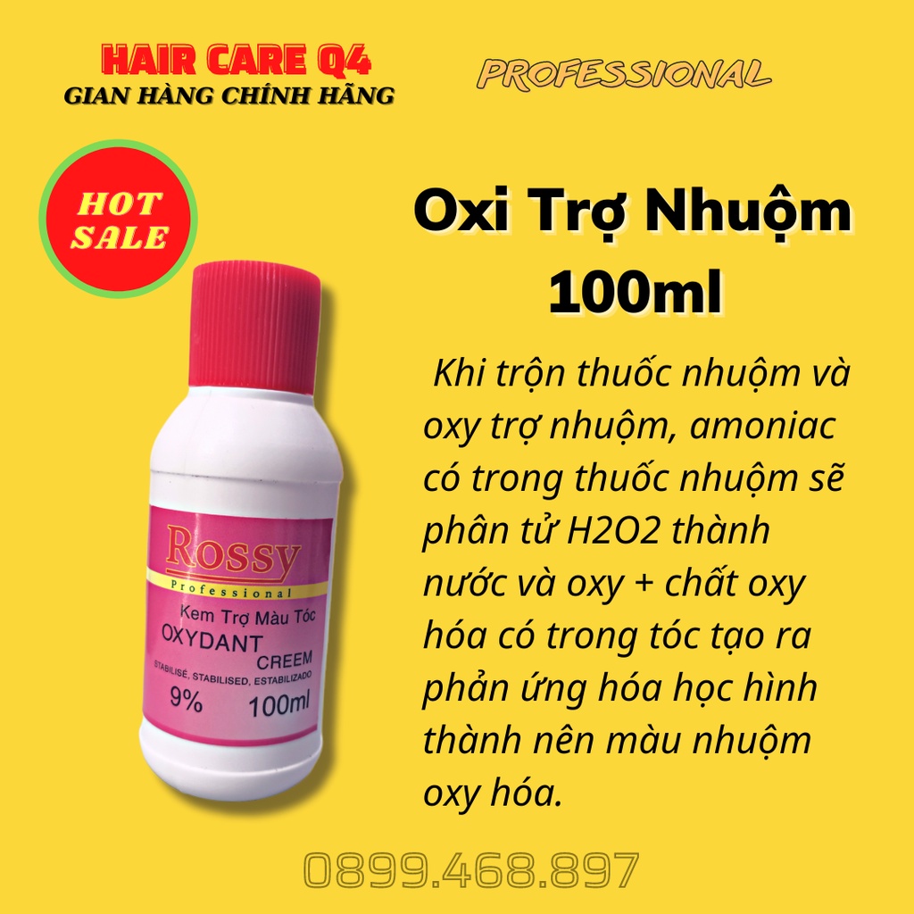 Kem Oxi Thơm Trợ Nhuộm - Hair Care Q4