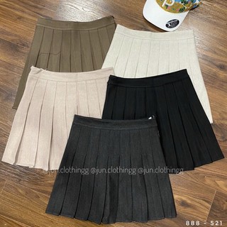 Chân váy dạ xếp li 888