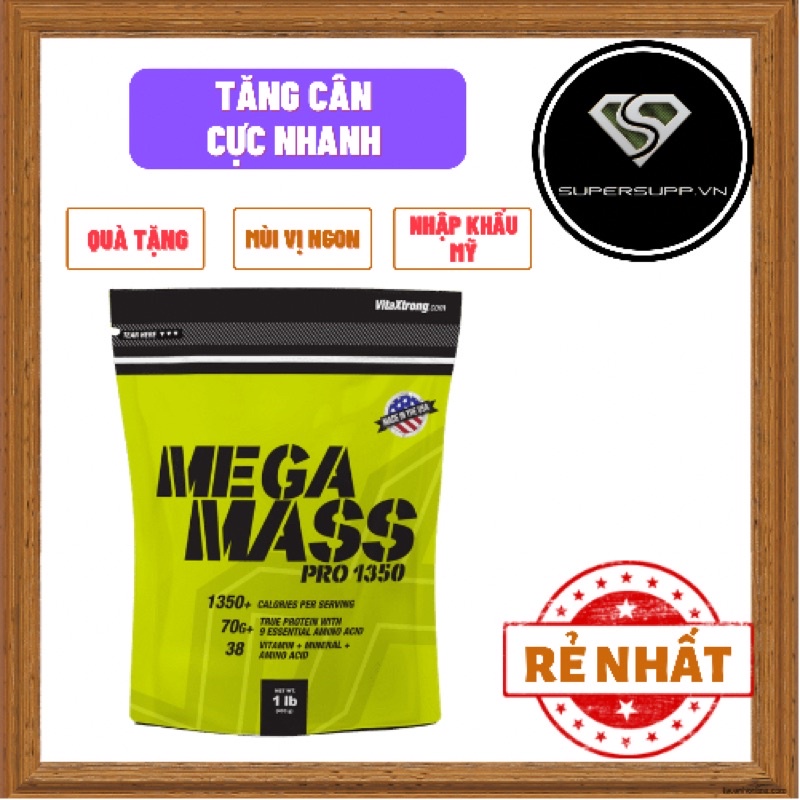MEGA MASS PRO 1350 - SỮA TĂNG CÂN NHANH CHẤT LƯỢNG (12 LBS)
