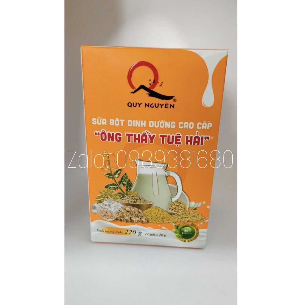 Mẫu Mới '' Sữa Bột Dưỡng Sinh Cao Cấp Ông Thầy Tuệ Hải '' | Shopee Việt Nam