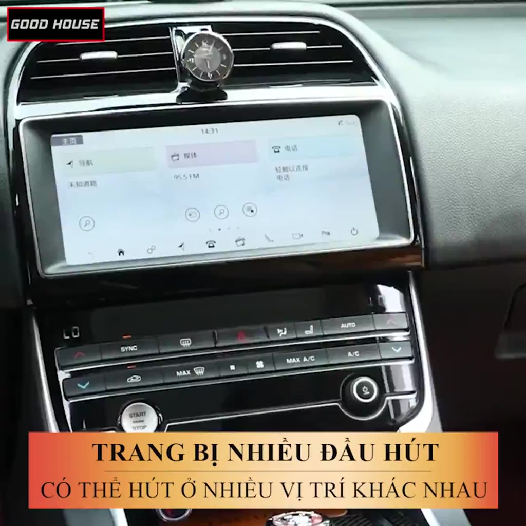 [CHÍNH HÃNG] Máy hút bụi cầm tay đa năng 4N1 kiêm Hút bụi, Bơm Lốp Ô Tô , Đo Áp Suất Lốp, Đèn Pin Chiếu Sáng 4 trong 1. | BigBuy360 - bigbuy360.vn