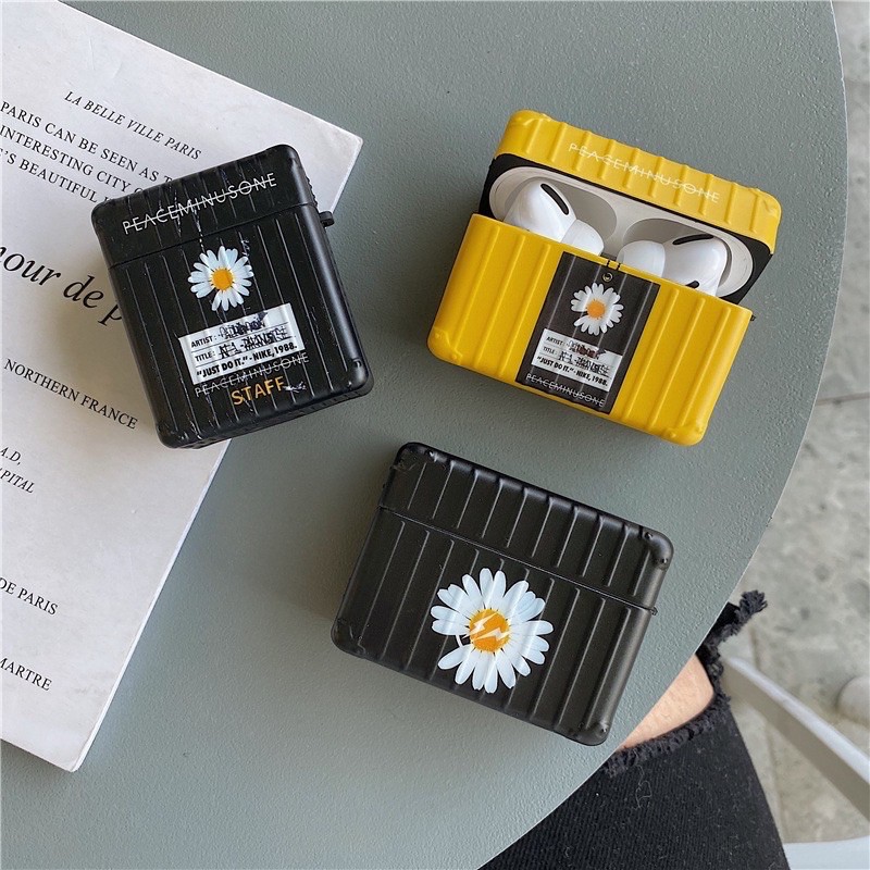 Case Airpod 1/2/pro Hộp Hoa Cúc GD