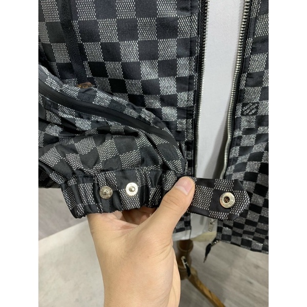 Áo khoác LV hoạ tiết 3 lớp cao cấp