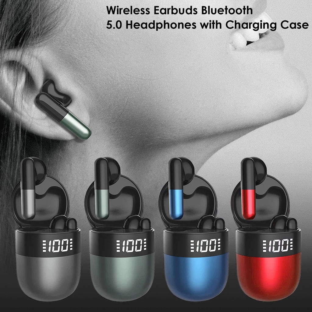 Tai nghe không dây TZUZL J28 TWS Bluetooth 5.0 chống ồn không thấm nước