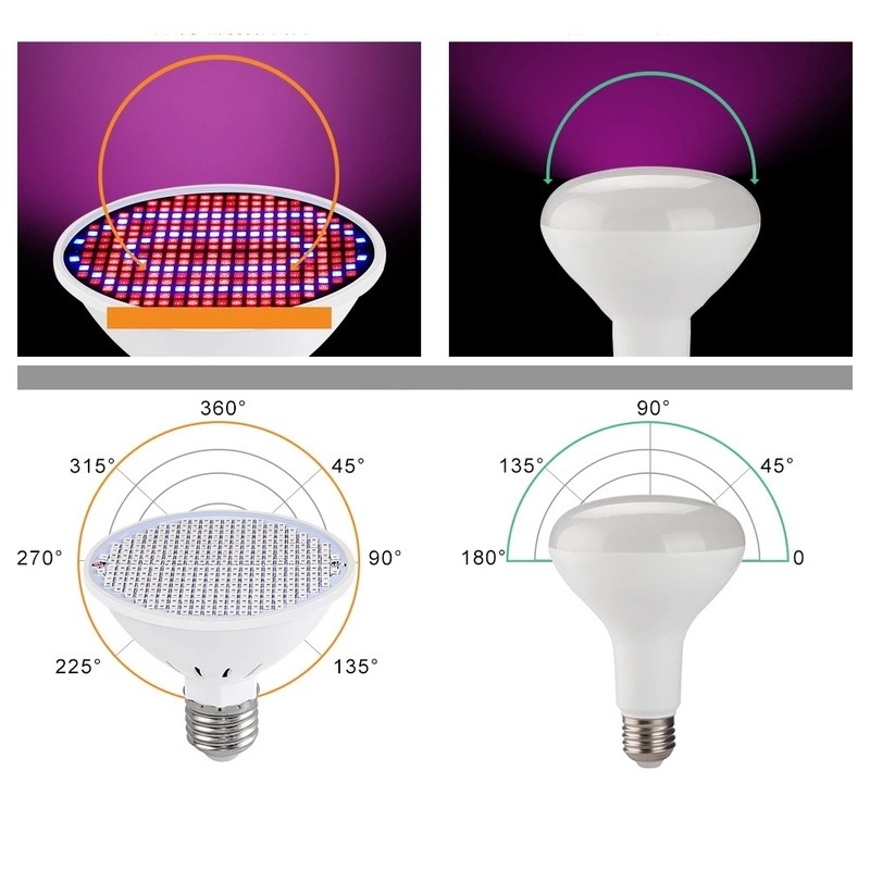 Bóng Đèn Led Chiếu Sáng Trồng Cây E27 E14 220V