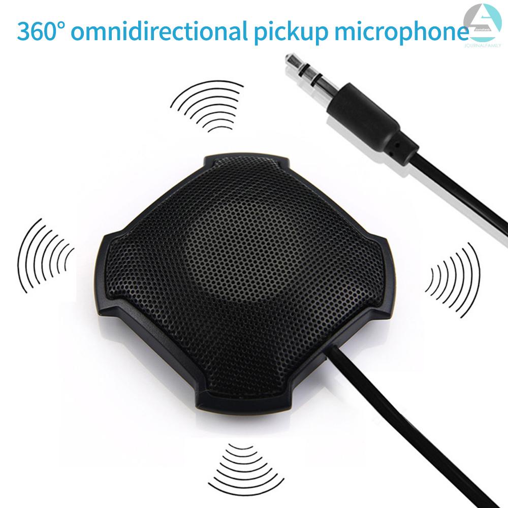 Micro Để Bàn Có Dây Jack 3.5mm Xoay 360 Độ Cho Máy Tính Laptop | BigBuy360 - bigbuy360.vn