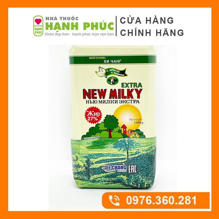 SỮA BÉO NGA NEW EXTRA MILKY 1KG date 2022