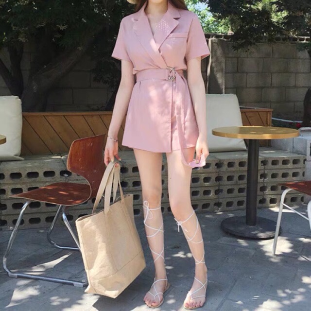 Jumsuit sơmi ngắn - có size