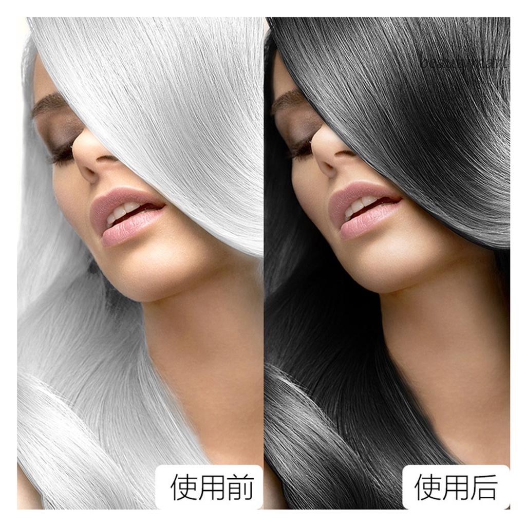 [Hàng mới về]  Dầu Gội Nhuộm Tóc Đen Nhanh Chóng 25ml Dành Cho Nam Và Nữ