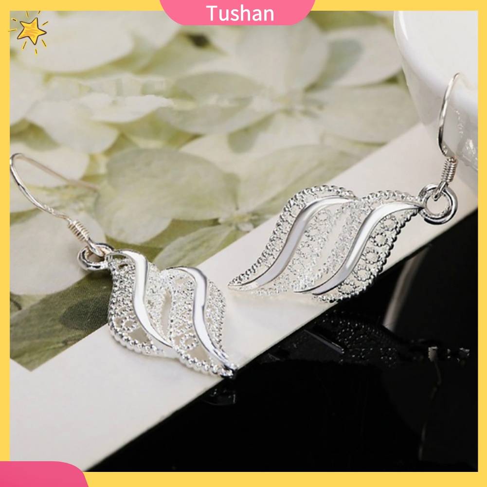 Đôi Khuyên Tai Bằng Hợp Kim Kiểu Dáng Hình Học Thời Trang Cho Bạn Nữ