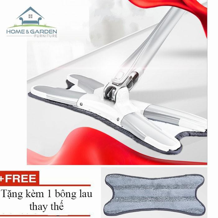 ☘️ FREESHIP ☘️ Cây lau nhà X-Trend công nghệ Stainless Steel + tặng thêm 1 miếng lau