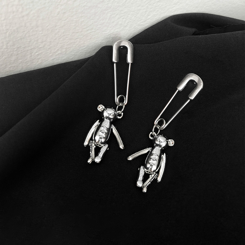 Bông Tai Hình Gấu Phong Cách Hip Hop Thời Trang 22630