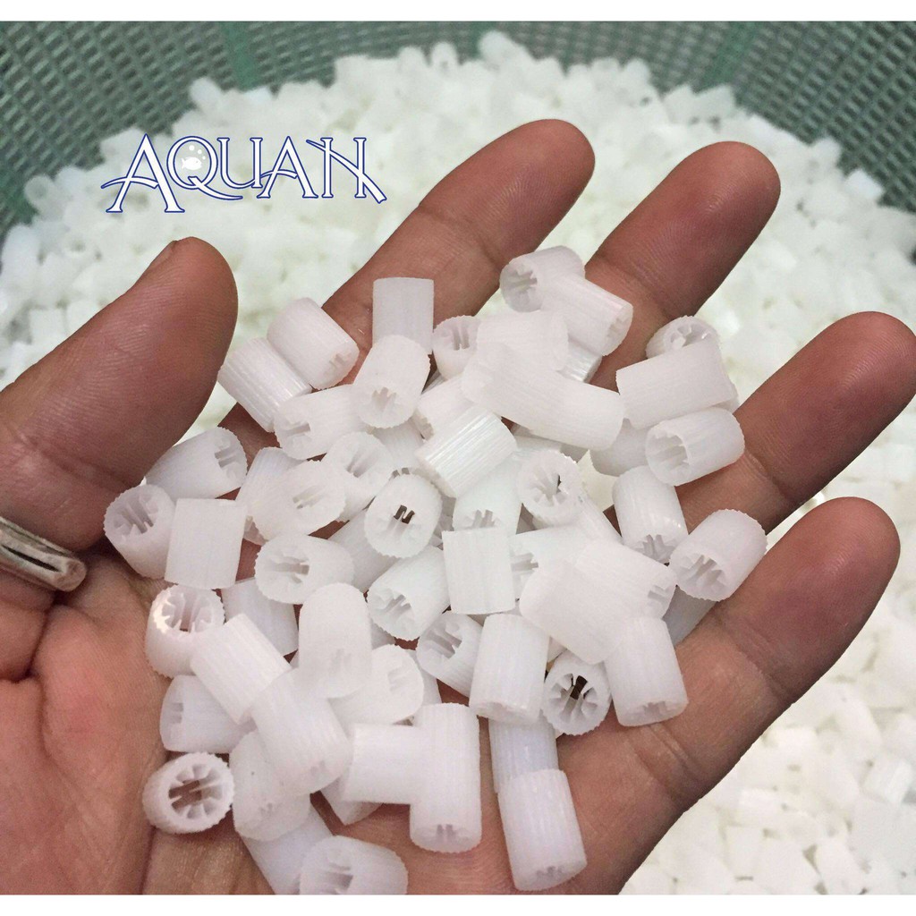 Vật liệu lọc hồ cá: jmat, chỗi, sứ thanh, sứ viên, san hô, nham thạch, - 7